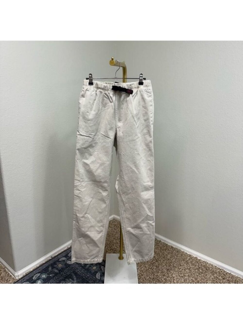 Gramicci Gorpcore Vintage G Series 100% Cotton Belted Pants Mens size Small